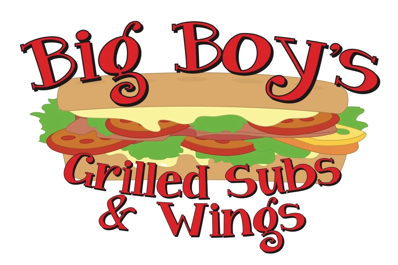 Menu — Big Boys Grilled Subs & Wings